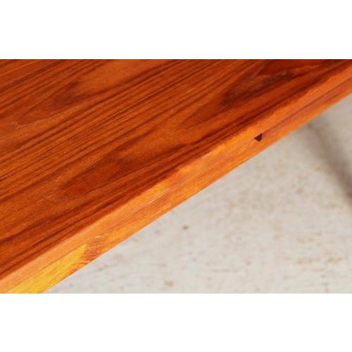 Mid-Century Modern Danish Extending Teak Dining Table, 1970 For Sale - Image 9 of 12