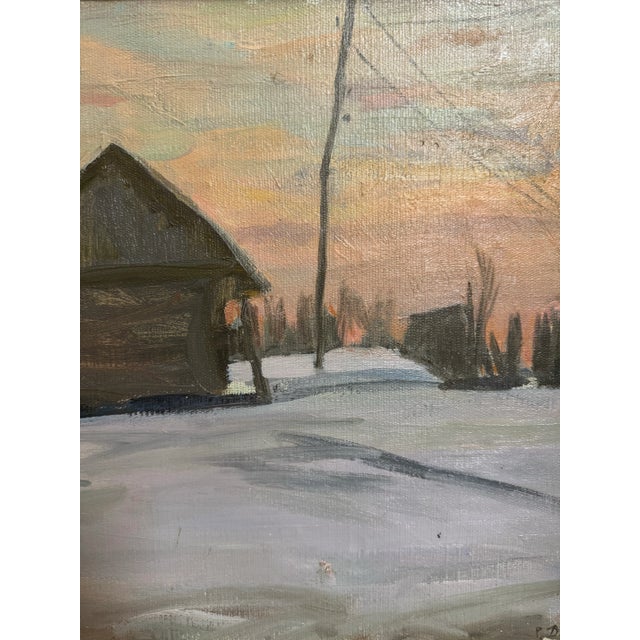 Lavender Dmitriev, Ruald, "In the Village," Russian Painting, 1960 For Sale - Image 8 of 12