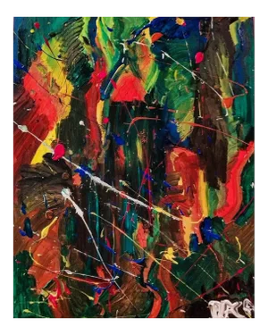Laura Placa - Love - Original Painting on Canvas - 2010s