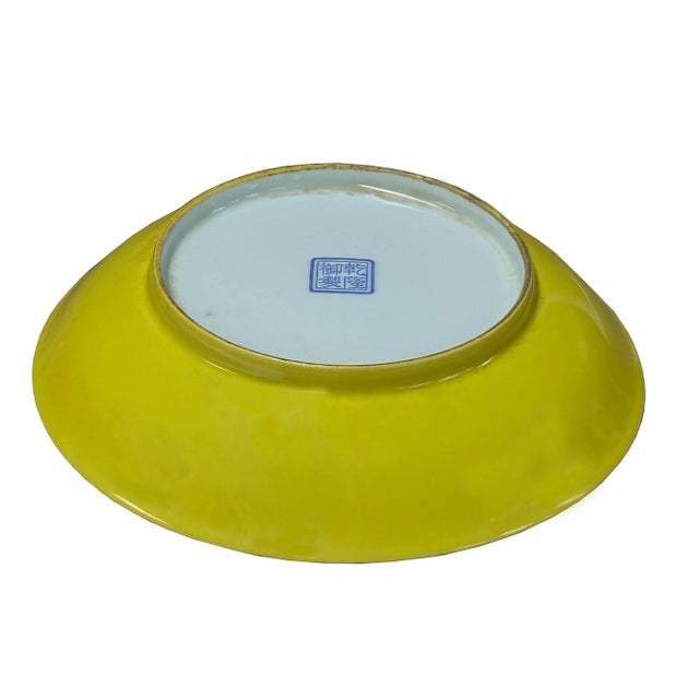 Chinese Pink Blossom Flower White Porcelain Plate Display Art For Sale In San Francisco - Image 6 of 9