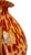 10 3/4”Diameter x 8”H This Italian hand-blown art glass vase is a sophisticated example of organic texture and warmth,...