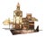 Curtis Jere Sculpture of a Church With Village For Sale - Image 11 of 12