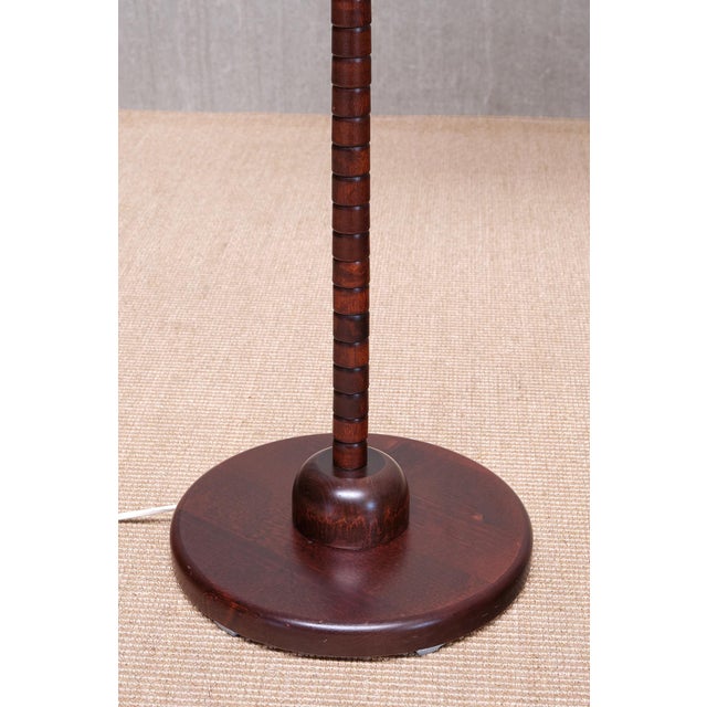 Sculptural Markslöjd Floor Lamp in Beech Wood, Sweden, 1960s For Sale - Image 6 of 15