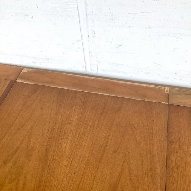 Vintage Tomlinson Mid-Century Extension Dining Table With Two Leaves, Sophisticate Line, 1960s For Sale - Image 17 of 18