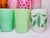 Rare Antique Circa 1930s Art Glass Tumblers Set of 8 For Sale In Chicago - Image 6 of 11