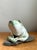 Vintage Ceramic Frog Sculpture on Stone Base For Sale - Image 11 of 14