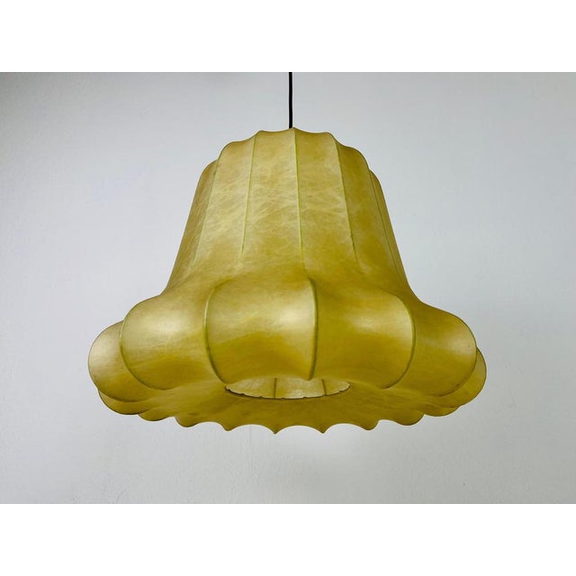 Mid-Century Modern Cocoon Pendant Light by Achille Castiglioni, 1960s, Italy For Sale - Image 10 of 18
