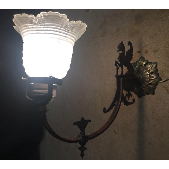 1920s Vintage Wall Lamp, 1920s For Sale - Image 5 of 14