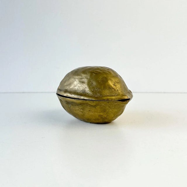 Midcentury Oversized Brass Walnut Nutcracker For Sale - Image 11 of 12