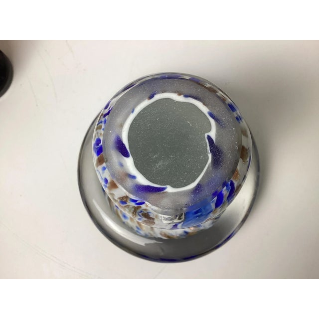 Vintage Mid Century Modern Murano Glass Mushroom Paperweight For Sale - Image 4 of 4