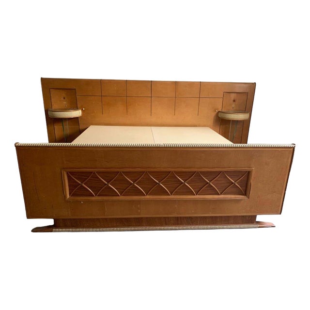 Art Deco Maple Bed, 1930s For Sale