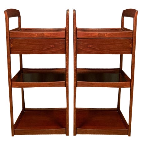 Shelf Cabinets, 1970s, Set of 2 For Sale