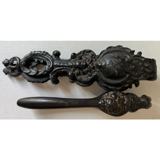 Victorian Black Cast Iron Nutcracker-Two Available For Sale - Image 10 of 10
