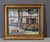F. Claude, Farmyard with Chickens, 1950s, Oil on Canvas For Sale - Image 8 of 10