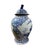 1980s Vintage Chinoiserie Large Blue and White Porcelain Ginger Jar 23" H For Sale - Image 5 of 13