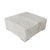 Safari Safari Silver Foil Cowhide Ottoman For Sale - Image 3 of 5