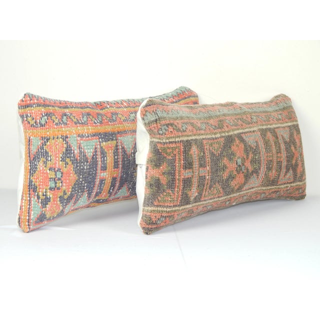 Handmade Turkish Kilim Pillow • Decorative Pillow Vintage Rug Pillow • Pair Pillow Handwoven Vintage Kilim Pillow • Throw...