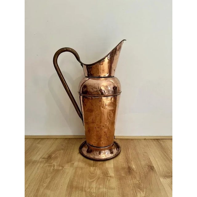 Large Victorian Copper Jug, 1850s For Sale - Image 4 of 7