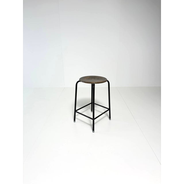 Vintage Industrial Bar Stool by Schmitz For Sale - Image 9 of 16