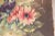 Paint Antique French Oil Painting of Flowers in a Vase For Sale - Image 7 of 13