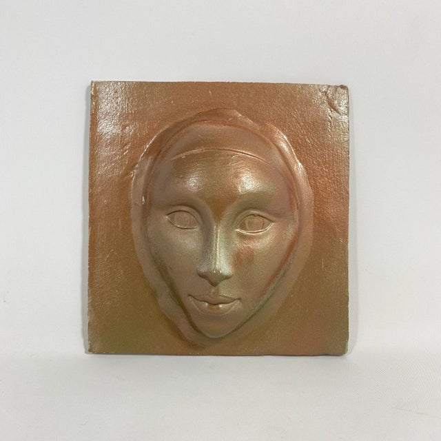 Studio Pottery Wall Face Sculpture For Sale - Image 13 of 13