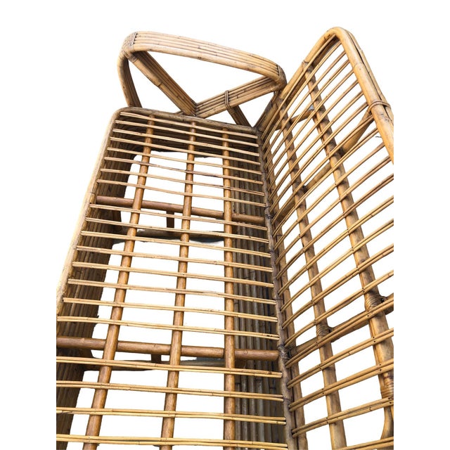 Paul T. Frankl 5-Strand Square Pretzel Square-Back 3-Seat Sofa (Unrestored) For Sale - Image 12 of 12