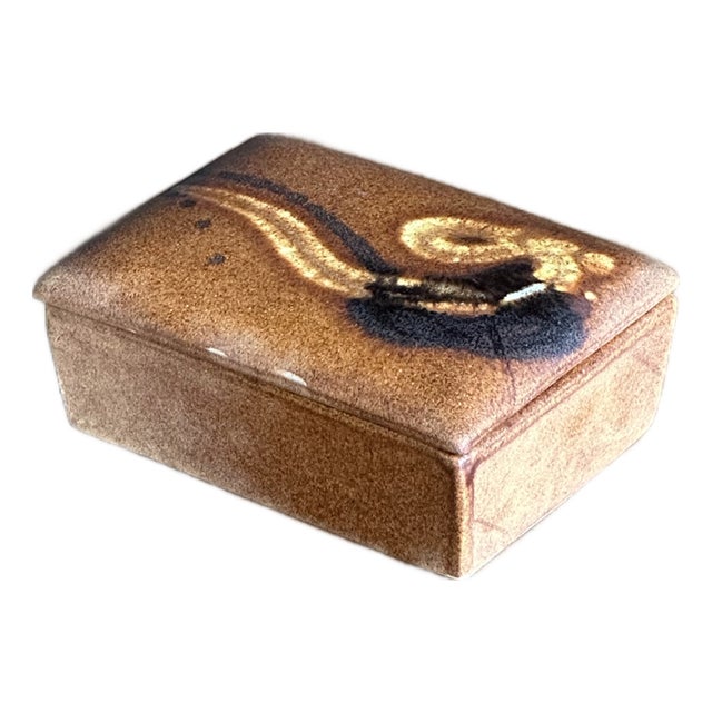 1960s Ceramic Lidded Box by Alvino Bagni for Bitossi For Sale
