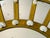White 1970s 35” Round Bevelled Mirror With Turbo Sra Shells Mother of Pearl For Sale - Image 8 of 8