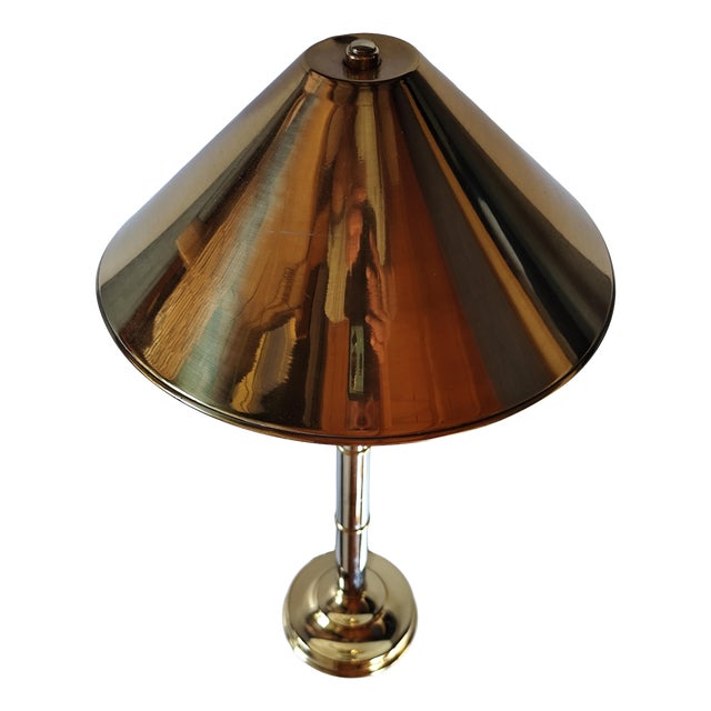 German Table Lamp in Brass from Markus Leuchten, 1960s For Sale