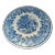 90s Spode Blue Collection Porcelain Cake Plate With Rural Scene For Sale