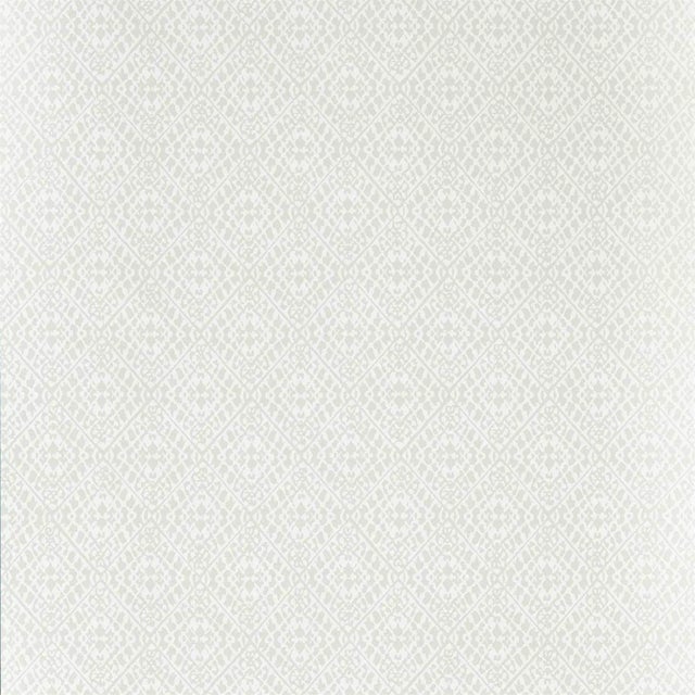 Sanderson Pinjara Trellis Wallpaper in Ivory - a Sample For Sale