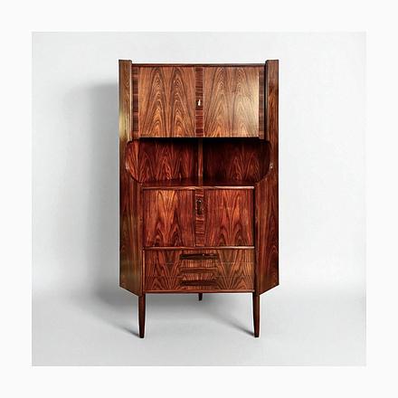 Danish Rosewood Corner Cabinet, 1960s For Sale - Image 10 of 10