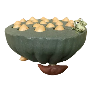 Yixing Scholar Object of a Lotus Pod With Movable Seeds