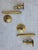 Vintage Indian MCM Solid Brass Candlesticks – 14.5” - Set of 2 For Sale In Dallas - Image 6 of 6
