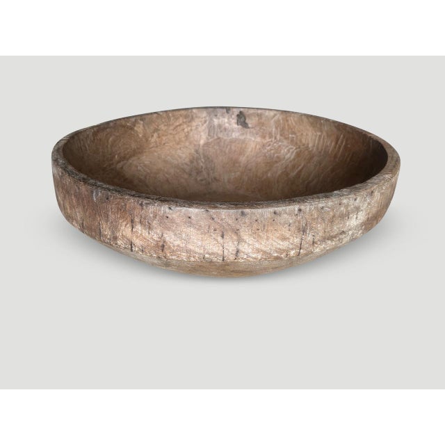 Monumental Sculptural Antique Wood Bowl For Sale - Image 18 of 18