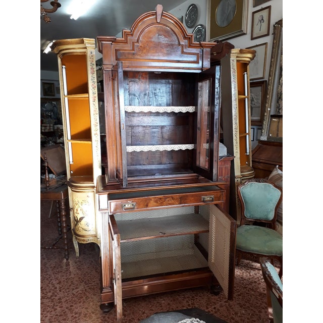 Antique Walnut and Briar Sideboard For Sale - Image 3 of 8