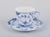 Royal Copenhagen Blue Fluted Full Lace, eight pairs of coffee cups with saucers. Model number: 1/1035. Dating: 1960s....
