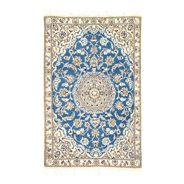 Pasargad DC Fine Hand Knotted Silk & Wool Rug For Sale