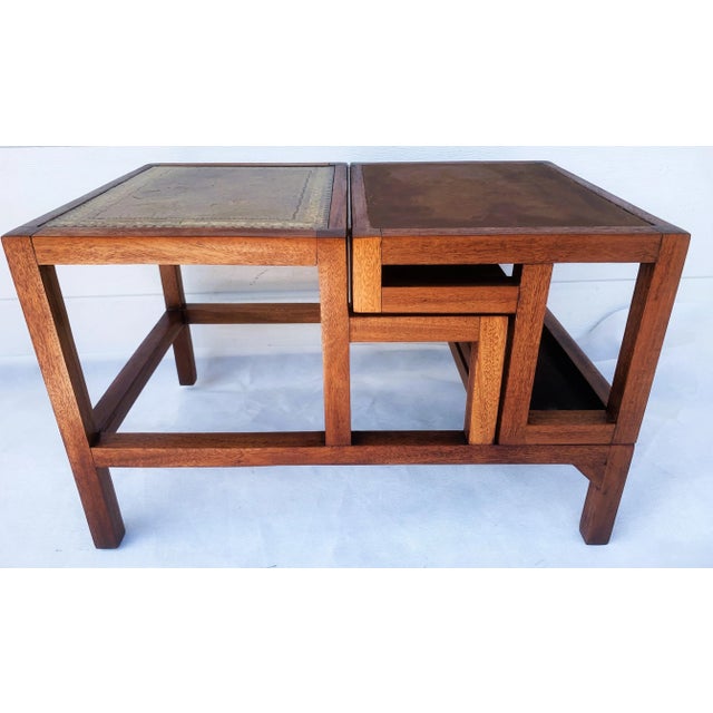 Original, wooden library steps in the English style (so-called "Metamorphic Library Steps"). This classic piece of...