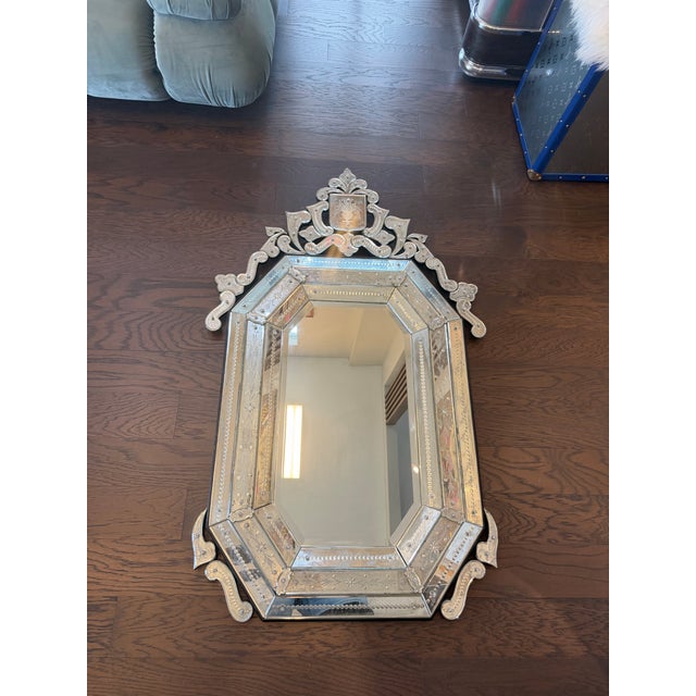 Italian 19th Century Venetian Mirrors a Pair. For Sale - Image 3 of 8