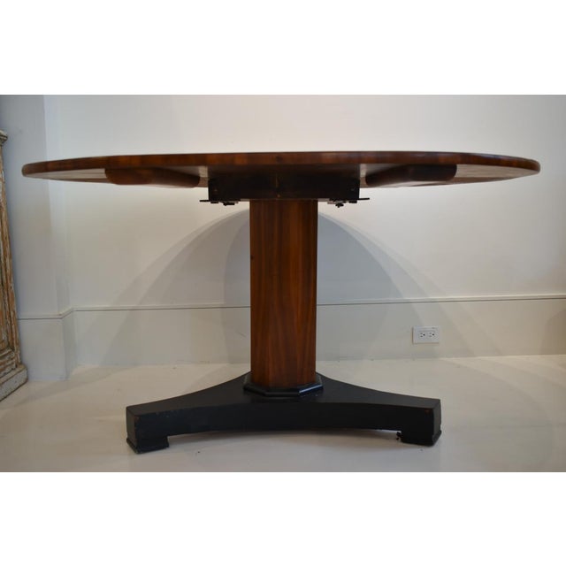 19th Century French Art Nouveau Cross Section Walnut Table For Sale In New Orleans - Image 6 of 8