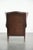 English Cowhide Wing Armchair For Sale - Image 4 of 13