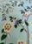 Art Deco Chinoiserie Hand-Painted Wallpaper Mural, Mint Green Oriental Garden Bird & Floral, 4 Panels For Sale - Image 3 of 5