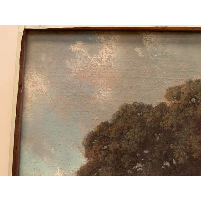 W Wintz, Landscape, 1854, Pastel Drawing, Framed For Sale - Image 8 of 18