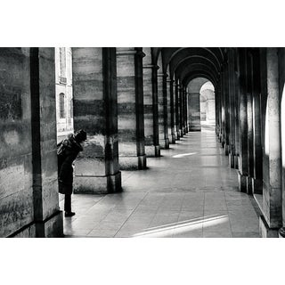 "Paris Mystère Sous Les Arches 2014" Contemporary Black and White Photograph by David Rubin 16"x24" For Sale