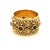Vintage 1970s Etruscan Revival 14k Gold Ruby Wide Band Ring, Size 7.5 For Sale - Image 4 of 10
