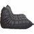 Michel Ducaroy Togo 2.seater sofa, fully upholstered with dark brown bizon semi anilin leather. The sofa is from the 1990s...