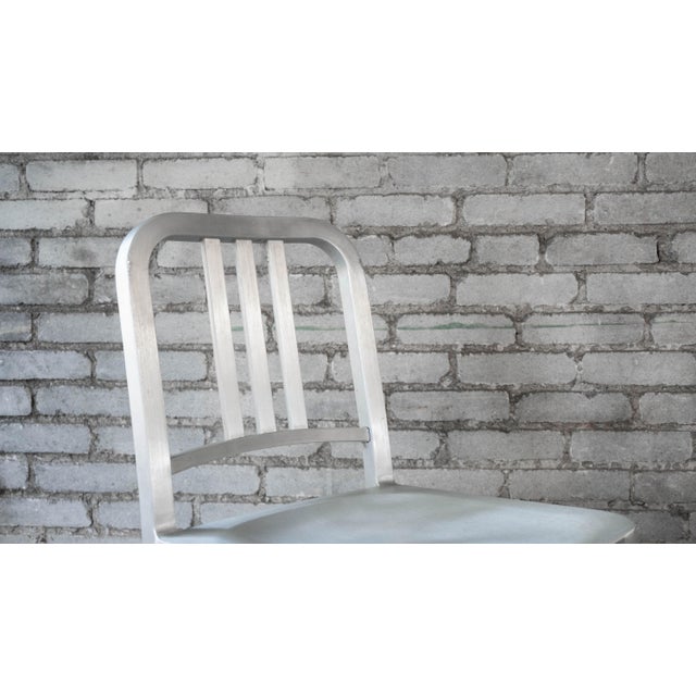 Metal Emeco 1006 Navy Stools for Design Within Reach - Set of 4 For Sale - Image 7 of 18