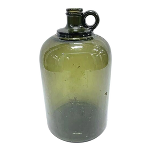 Medium Antique Green Glass Jug