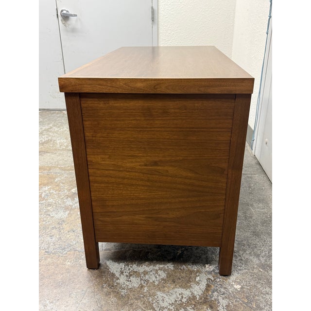 Bespoke Metal Mesh + Walnut Media Cabinet For Sale In San Francisco - Image 6 of 12